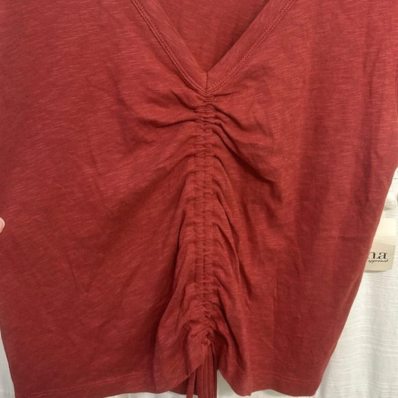 NWT Ana a new approach burgundy t shirt size M - Picture 4 of 7